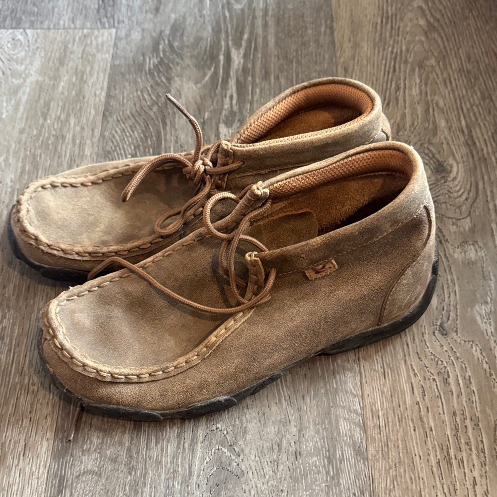 Twisted X Kids Brown Suede Boots